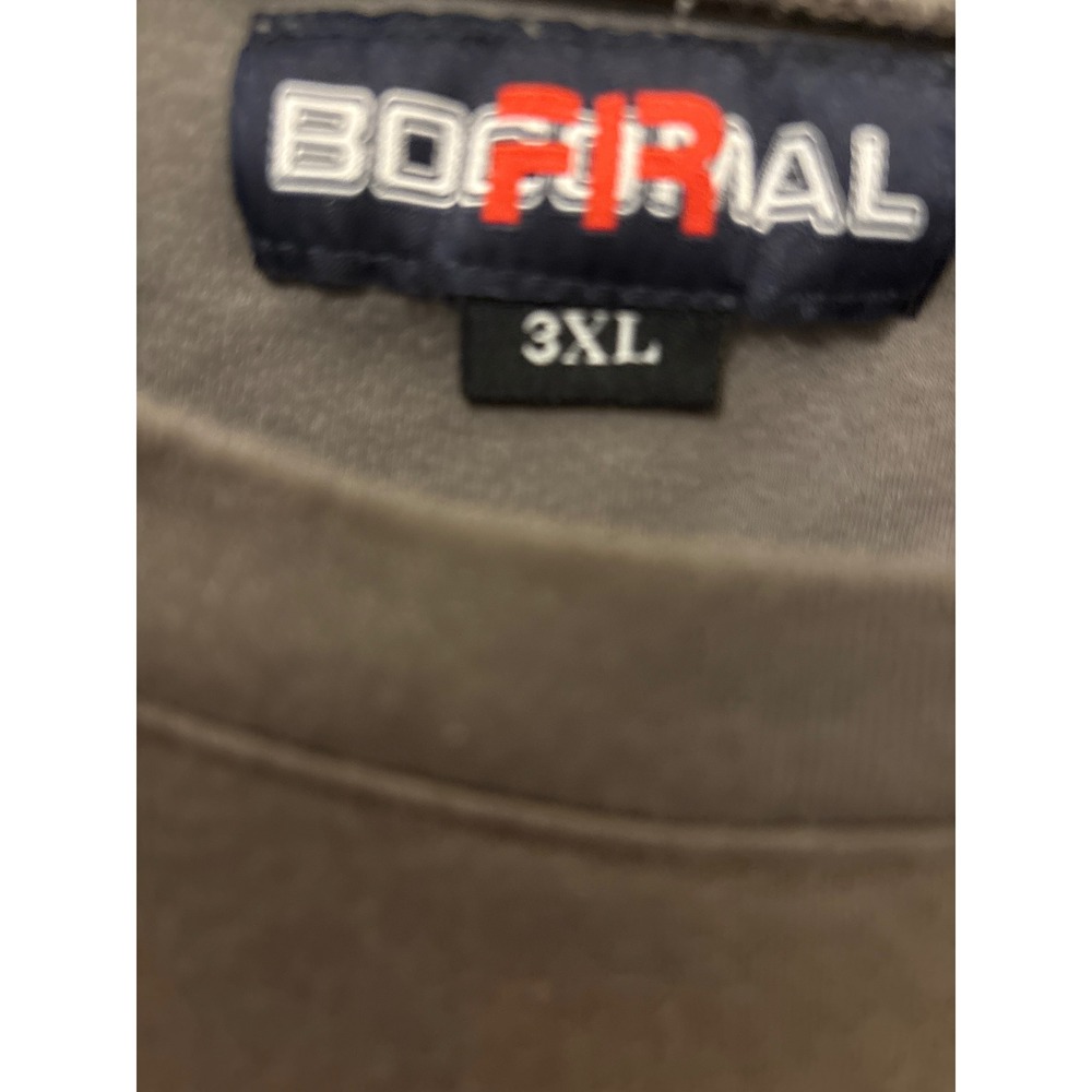 BOCOMAL Mens 3XL Long Sleeve FR‎ CAT 2 Work Shirt Gray Flame Resistant Safety - Picture 5 of 7